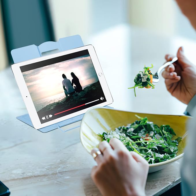 MSDADA Desk Book Stand Metal Reading Rest Book Holder Adjustable Cookbook - Image 3