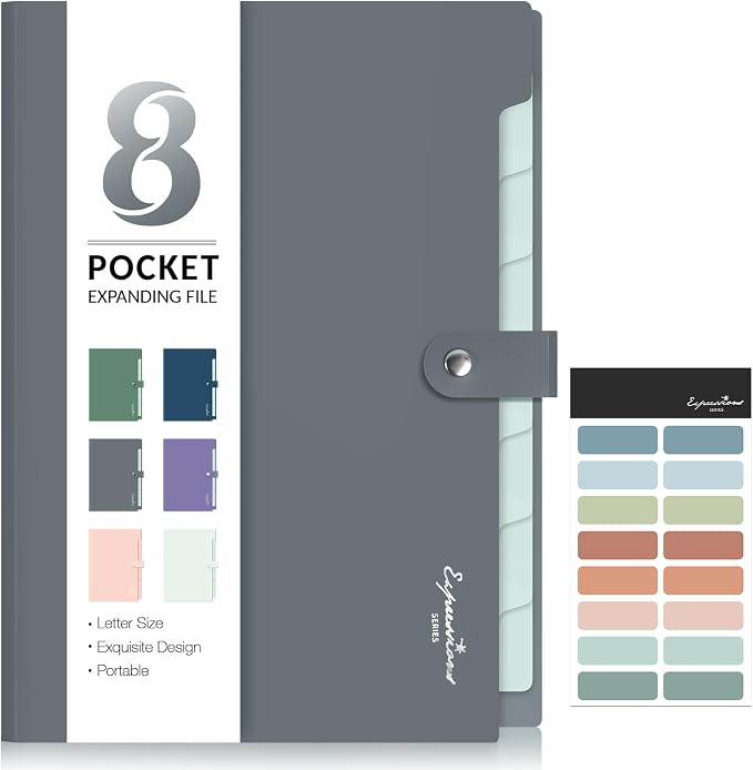 Sooez Elegant Accordion File Organizer by Sooez