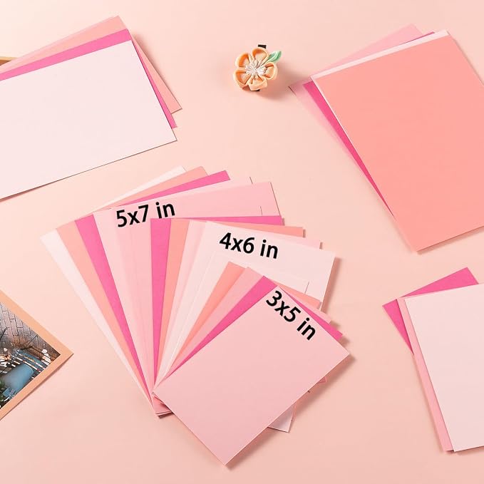 50 Sheets Colored Cardstock Paper 5 Colors, 250 GSM Heavy Card Stock - Image 6