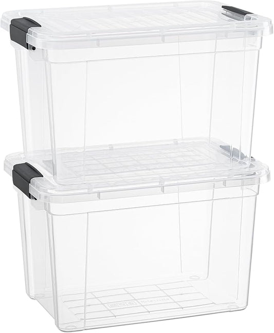 Superio Clear Storage Boxes by Superio