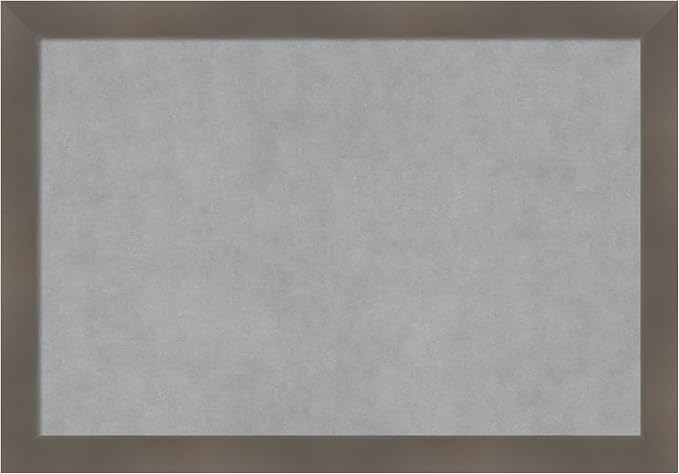 Amanti Art Grey Framed Magnetic Board 18x26 Medium Vision Board by AmantiArt