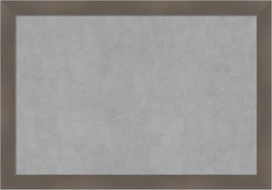 Amanti Art Grey Framed Magnetic Board 18x26 Medium Vision Board by AmantiArt