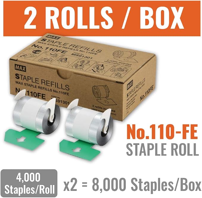 MAX USA CORP. NO.110FE Staple Refill - Image 6