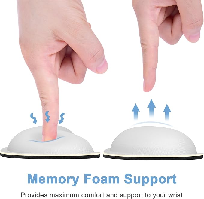 Dapesuom Mouse Wrist Rest, Ergonomic Memory Foam Mouse Wrist - Image 4