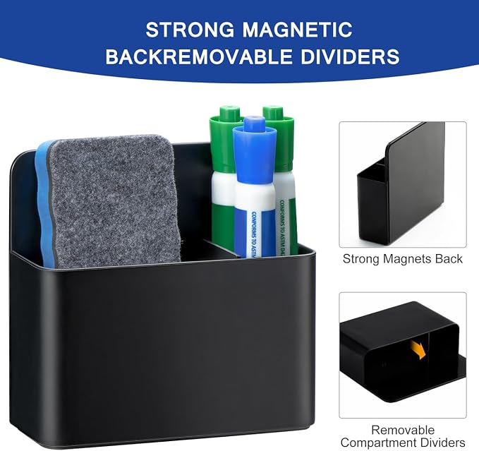 Simetufy Magnetic Dry Erase Marker Holder, Magnetic Pen Holder, Magnetic Marker - Image 2