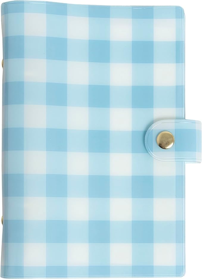 Pearhead Blue Gingham 5x7 Binder Journal by Pearhead