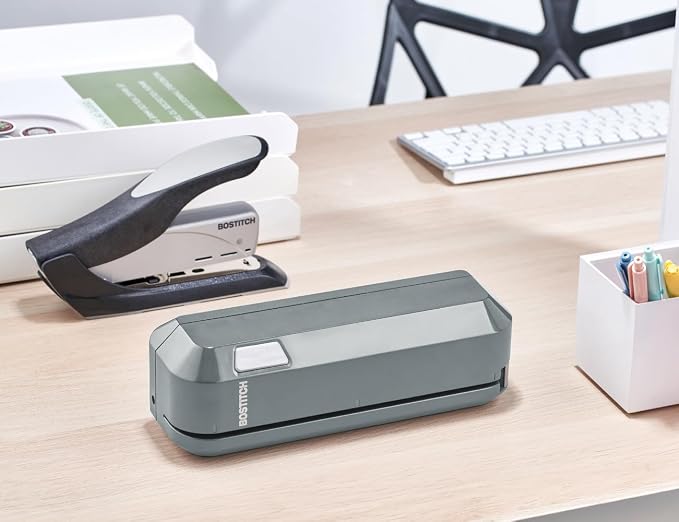 Bostitch Office Electric 3-Hole Punch, Dual Paper Loading, Heavy Duty, Jam-Free - Image 8