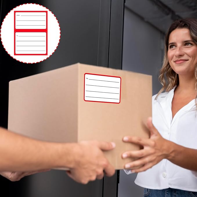 50 Sheets Address Labels, 3.5 x 4.5 Inch to/from Address Mailing Labels - Image 5