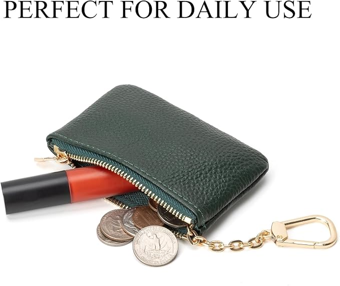 Full Grain Leather Coin Purse - Image 6