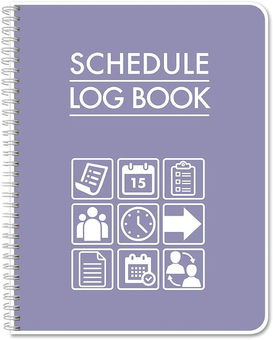 BookFactory Scheduling Notebook, Employee Work Schedule Journal, Small Business by BookFactory