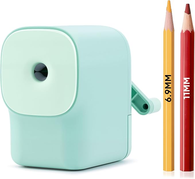 Deli Manual Pencil Sharpener for Classroom, 6.9-11mm No.2 /Colored Pencils by delioffice