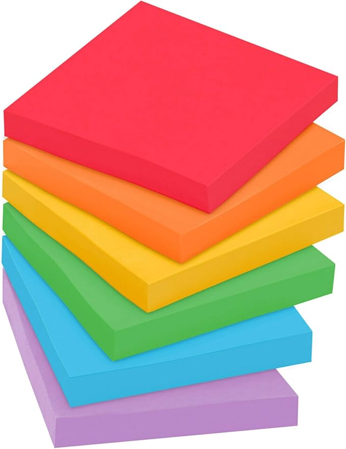 Post-it Super Sticky Notes, 3x3 in, 12 Pads, 2X The Sticking Power, Playful - Image 12