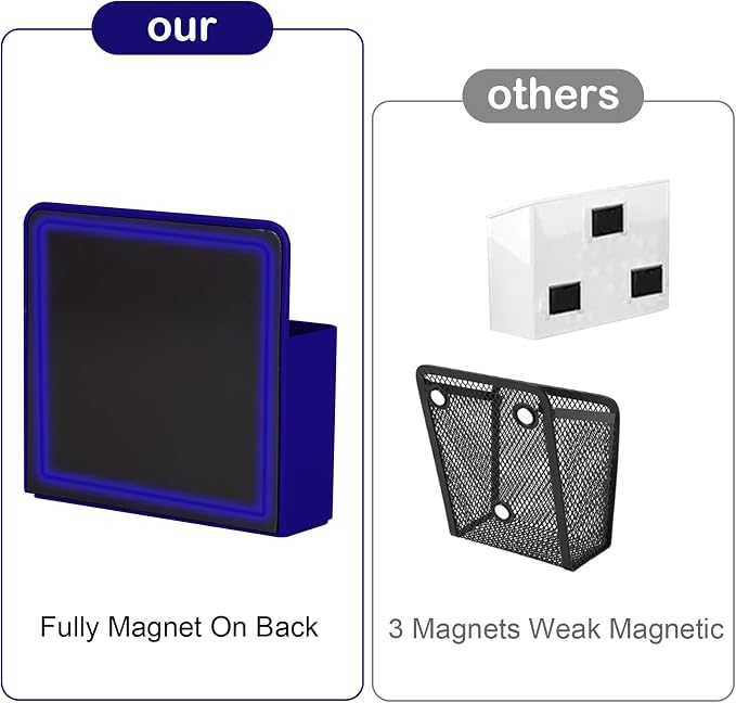 KITANIS Magnetic Pen Holder, 2 Pack Magnetic Dry Erase Marker Holder - Image 3