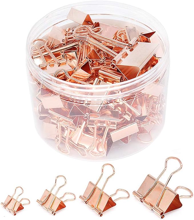 Binder Clip Paper Clamps by YOPINK