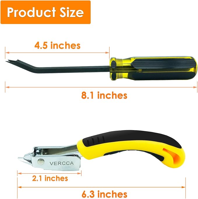 Staple Remover Tool, Heavy Duty Upholstery Tool Staple Puller - Image 7