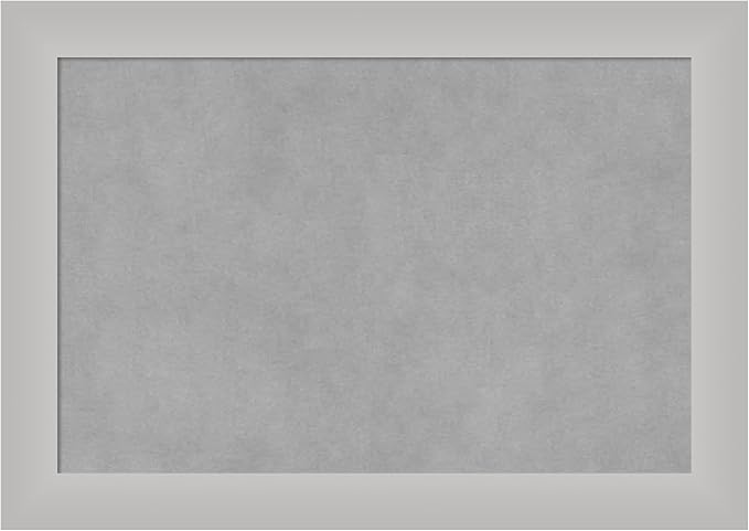Amanti Art Silver Framed Magnetic Board 15x21 Small Vision Board by AmantiArt