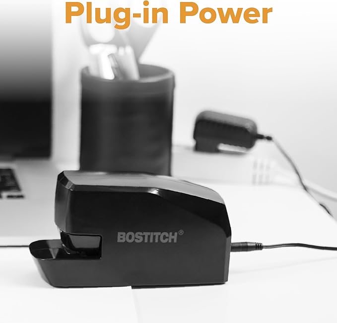 Bostitch Office Portable Electric Stapler, 20 Sheets, AC or Battery Powered - Image 4