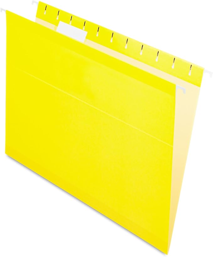 Pendaflex Reinforced Hanging File Folders, Letter Size, 1/5 Cut by TOPSProducts