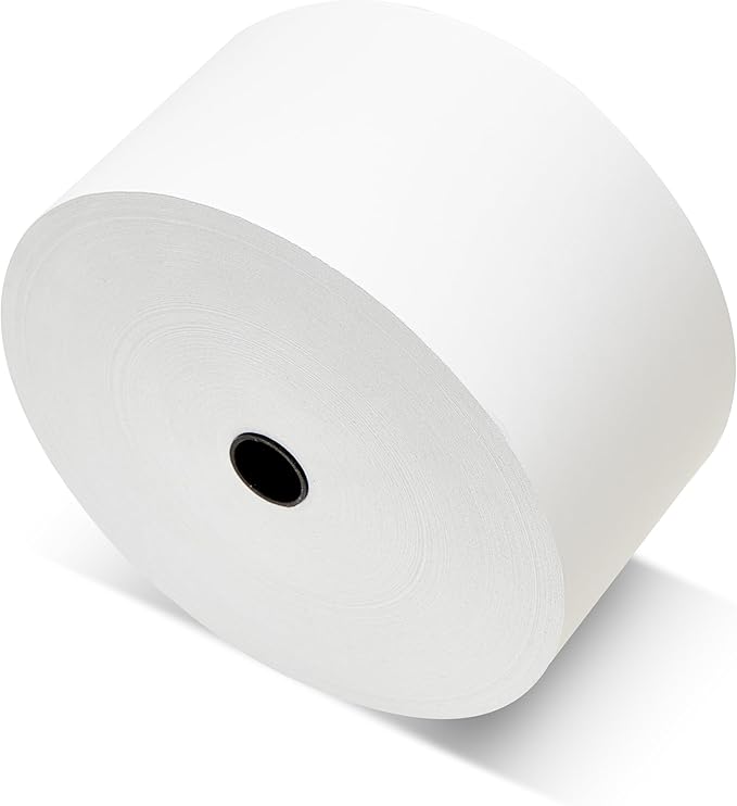 3 1/8" x 815' Heavy Weight ATM Thermal Receipt Paper Rolls Compatible with most Nautilus Hyosung ATM's. (Pack of 8)-DeskLoop Office
