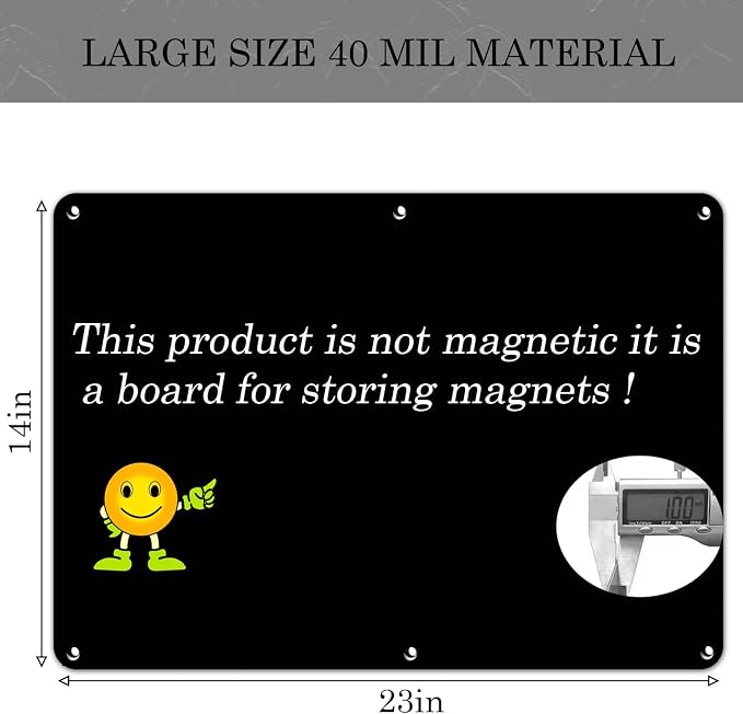 2Pack Black Magnetic Board, Suitable - Image 2