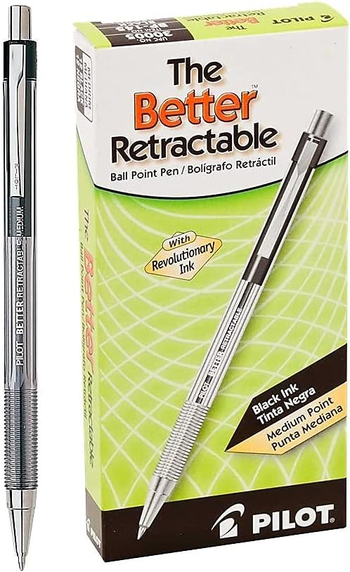 PILOT The Better Ball Point Pen Refillable & Retractable Ballpoint Pens - Image 2