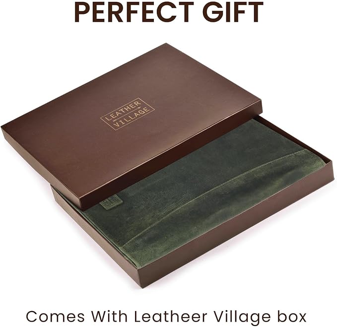 Leather Village Leather Portfolio Organizer - Image 4