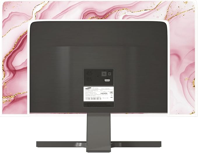 Baocicco Gold Pink Marble Waterproof TV Display Screen Cover 32 Inch TV - Image 5