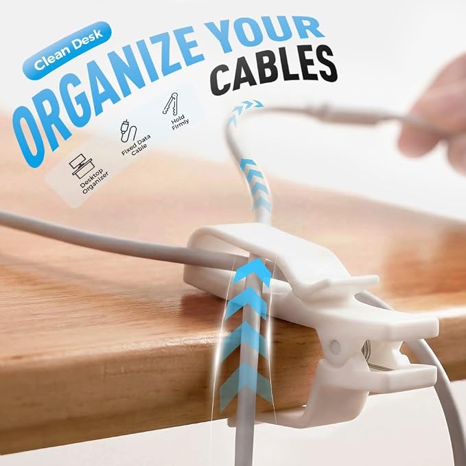 Movable Cord Holder for Nightstand, 2026 New Upgrade Cord Organizer Holder - Image 7