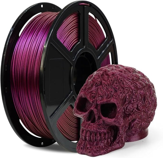 FLASHFORGE Chameleon Rapid PLA Filament 1.75mm Abyssal Rede, PLA Color Shift High Flow Speedy 3D Printer Filament, Max 500mm/s Fast Printing, Display Shimmering Effects from Various Angles and Light-DeskLoop Office