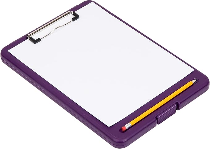 Mind Reader Clipboard with Storage, Nursing Clipboard, 9.25"L x 13.25"W x 1"H - Image 5