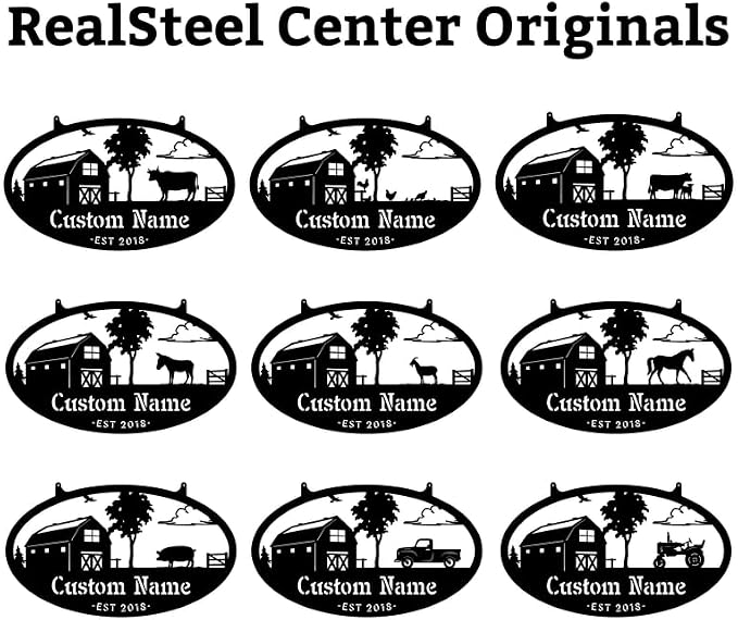 RealSteel Personalized Metal Farmhouse Sign - Image 2