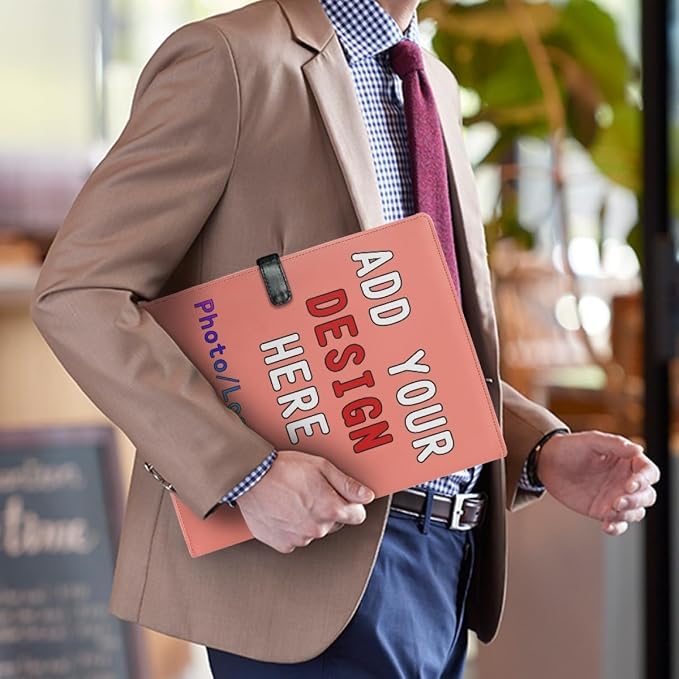 Personalized Padfolio with Logo, Custom Business Portfolio with A4/US Letter - Image 3