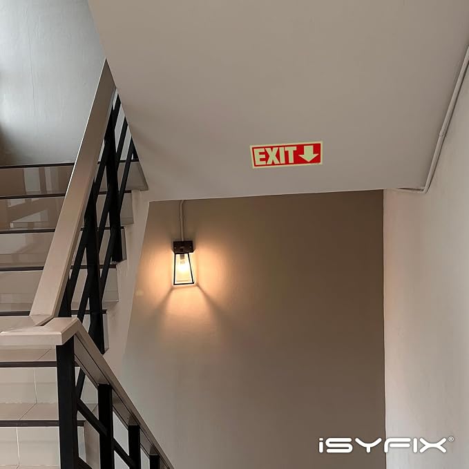 iSYFIX Exit Stickers Signs - Image 6