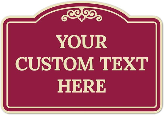 Custom Decorative Sign, Personalized Metal Sign by SigoSigns