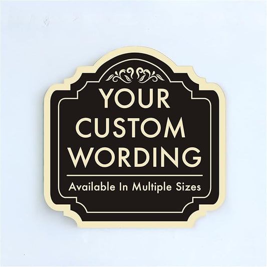 Custom Decorative Outdoor Metal Sign by SpeedyOrders