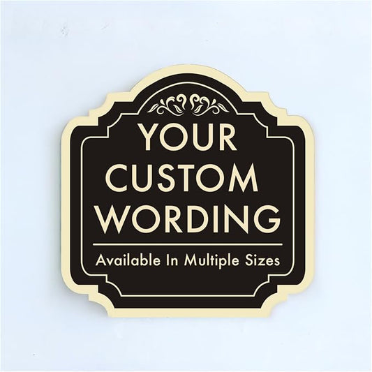 Custom Decorative Outdoor Metal Sign by SpeedyOrders