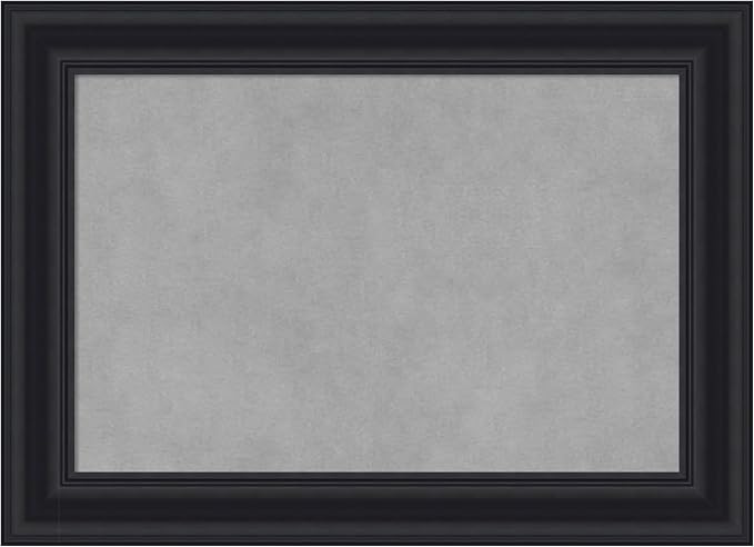 Amanti Art Black Framed Magnetic Board 16x22 Small Vision Board by AmantiArt