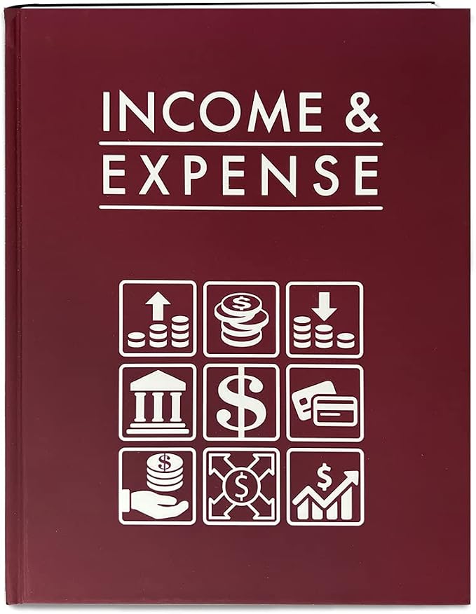 BookFactory Income and Expense Log Book/Tracker/Small Business Ledger by BookFactory