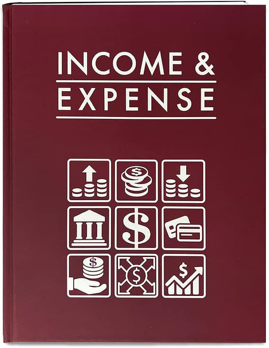 BookFactory Income and Expense Log Book/Tracker/Small Business Ledger by BookFactory