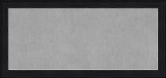 Amanti Art Black Framed Magnetic Board 25x53 Oversize Vision Board by AmantiArt