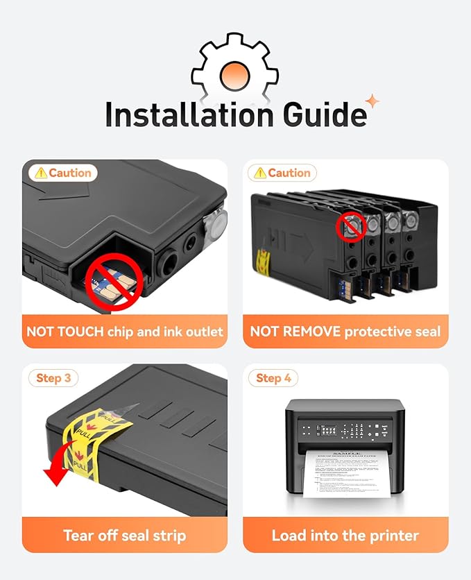 952XL Ink Cartridges 4-Pack with Chip Remanufactured for HP 952 952XL Ink Compatible with HP OfficeJet Pro 7740 7720 8210 8216 8702 8710 8720 8740 8715 8725 8700 Printer Ink(Black Cyan Magenta Yellow)-DeskLoop Office