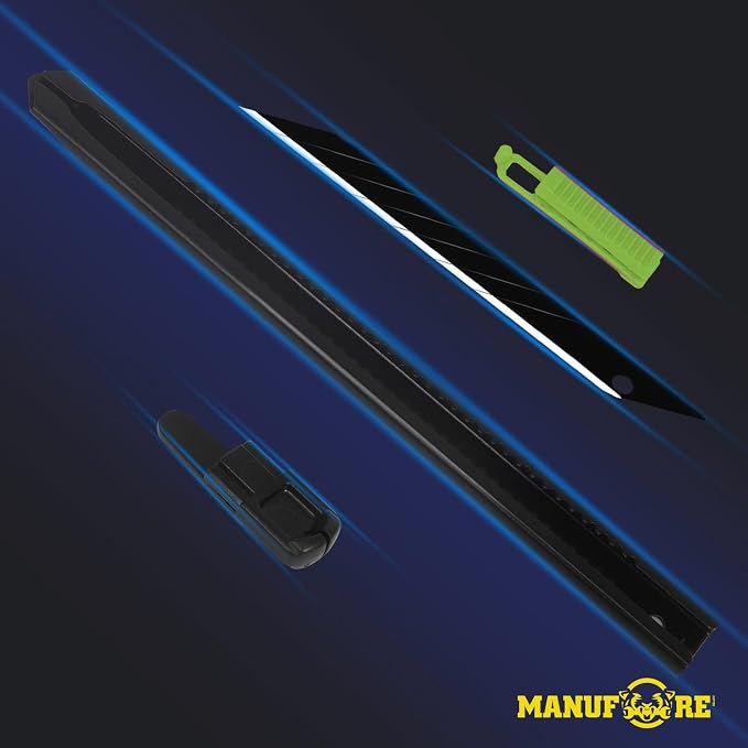 MANUFORE 30pcs Green 9mm Snap-off Knives - Image 6