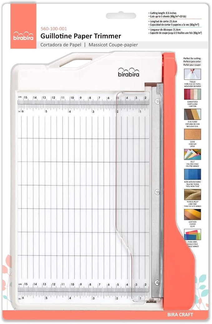 Bira Craft Guillotine Paper Trimmer, Guillotine Paper Cutter, 8.5 inch cut - Image 4