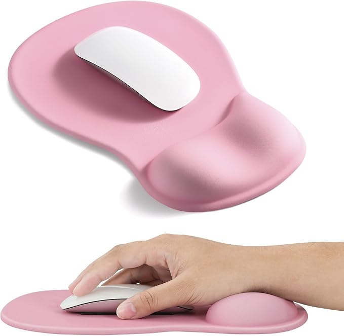 EooCoo Ergonomic Pink Mouse Pad by EooCoo