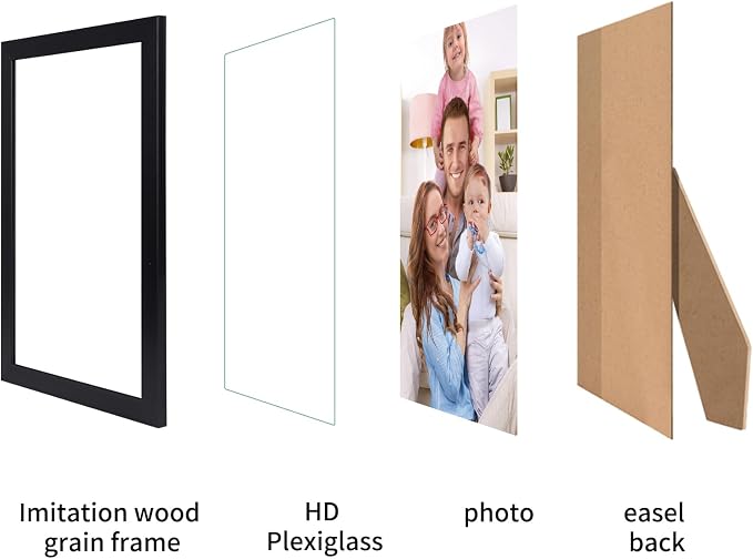 Giftgarden 8x12 Picture Frame Black, 12 Pack - Image 3