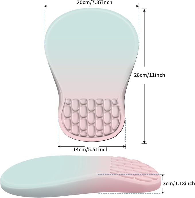 YIWEI Ergonomic Mouse Pad with Wrist Support - Image 6