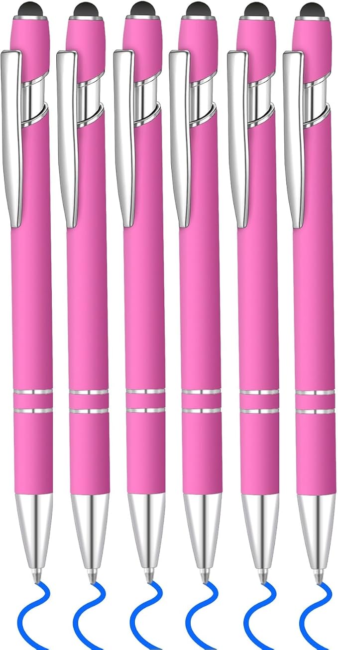 6 Pcs Blue Ink Ballpoint Pen by Lragvtbk