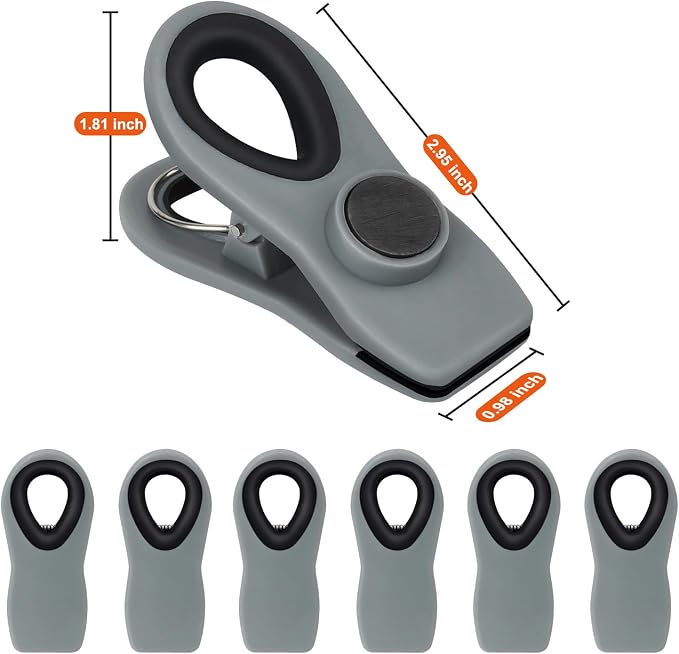 TACGEA Chip Clips, Magnetic Bag Clips - Image 2