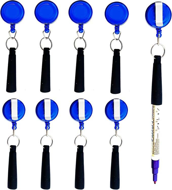 Duty Retractable Pull Pen Holder -Thick Nylon Cable- Ideal - Image 7