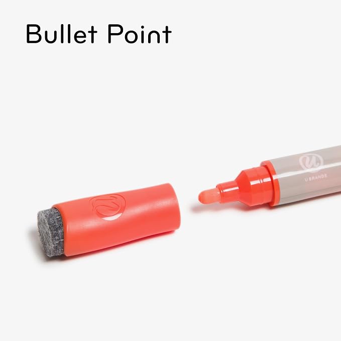 U Brands Bold Tip Liquid Glass Whiteboard Markers - Image 5